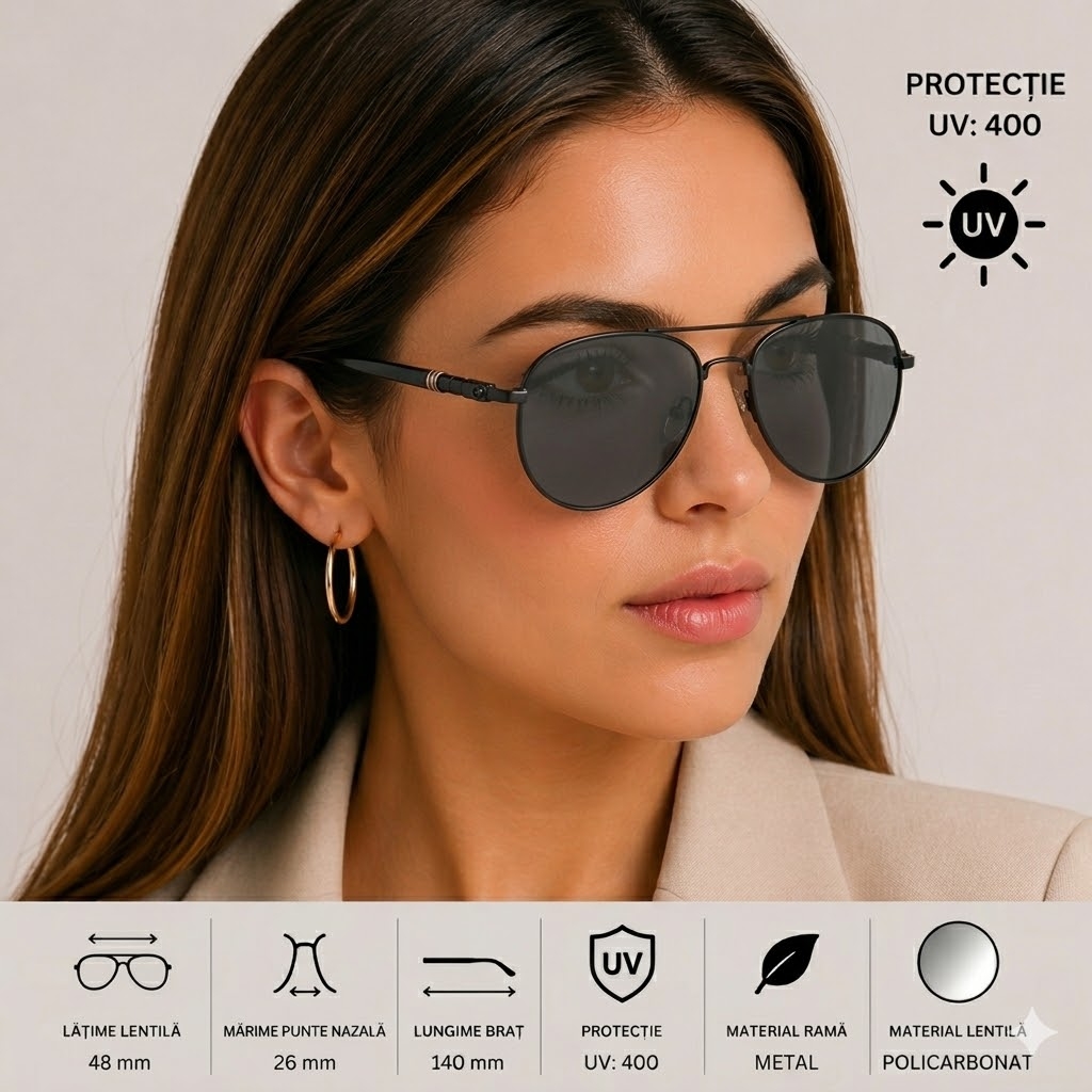 Ochelari Picadili SG038 cu Protecție UV400 - imagine 3
