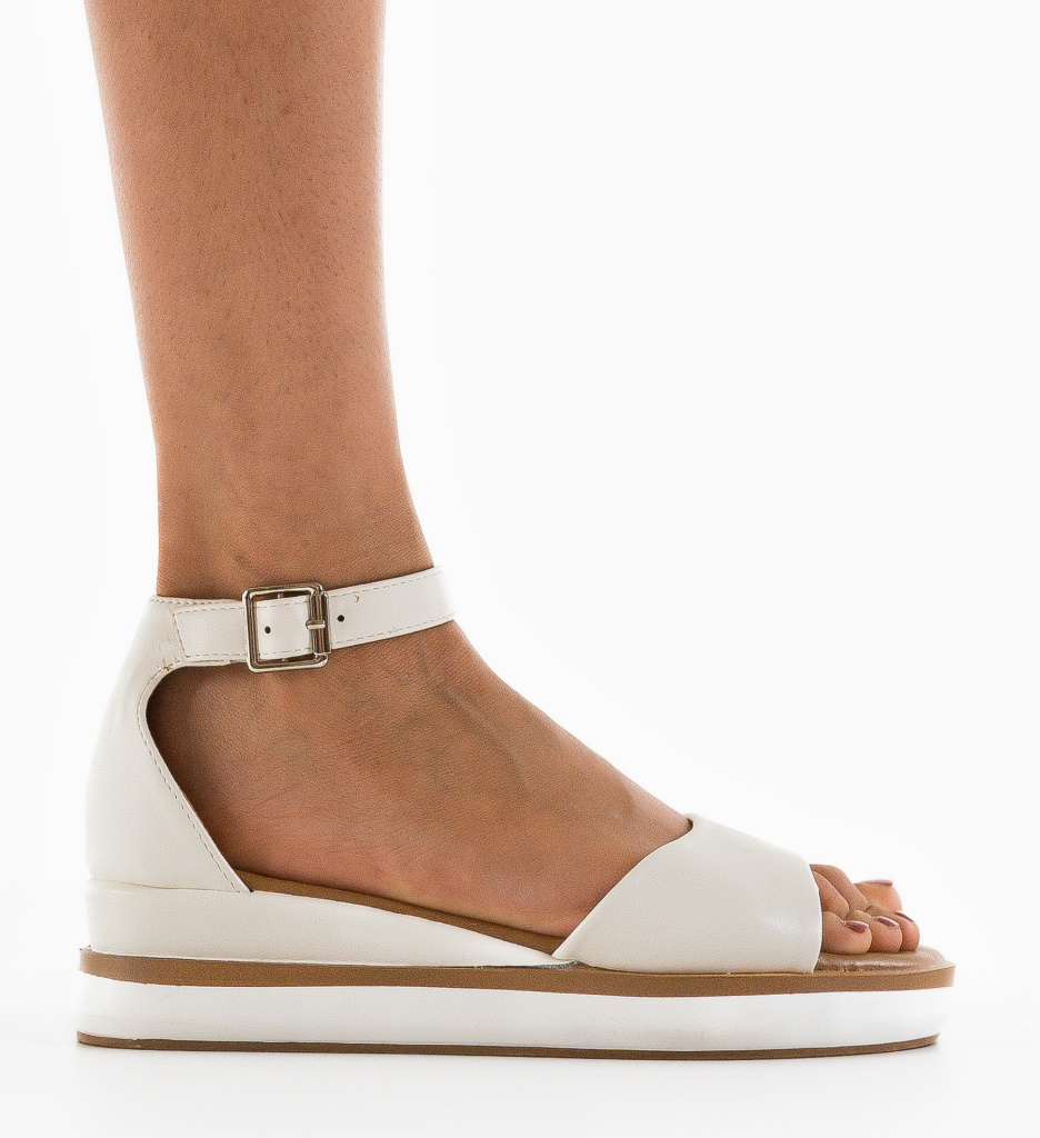Platforme Dama Albe Volos | Stil si Confort - imagine 2