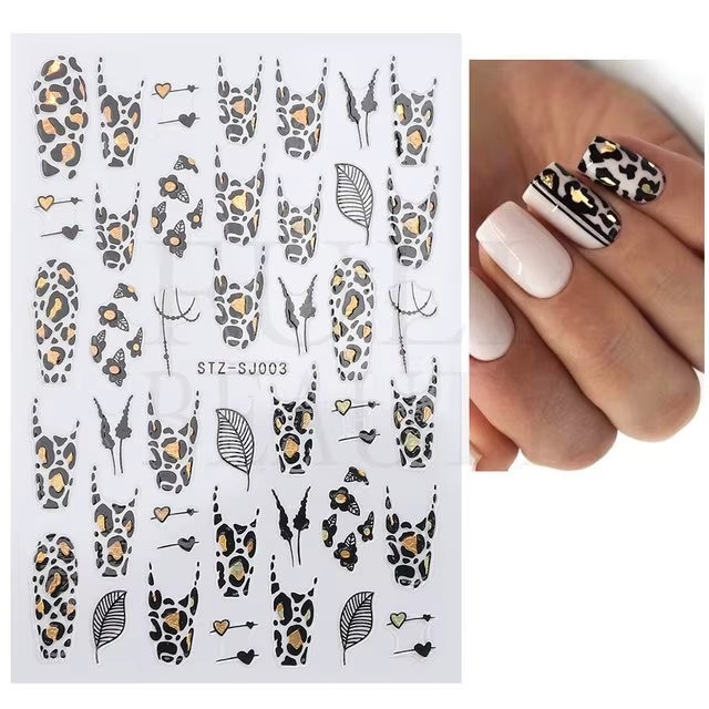 Abtibilduri Unghii Marquise Animal Print