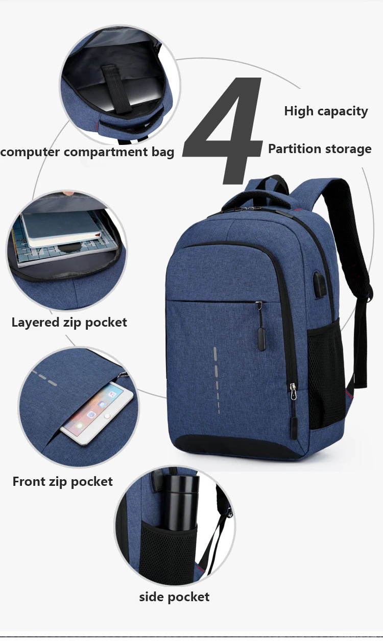 Rucsac Delis Rafael GT2143 cu Port USB - imagine 4