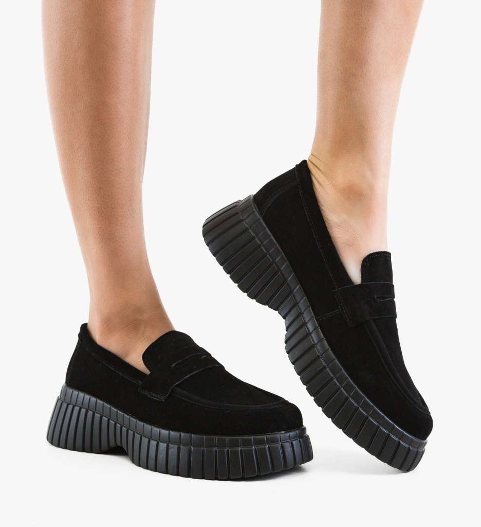Pantofi Casual Kalte Negri - Confort și Stil - imagine 3