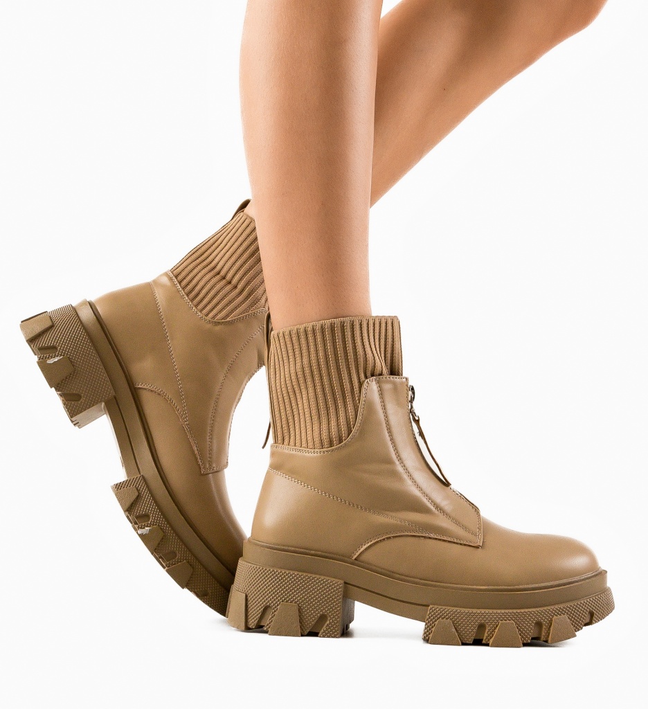 Ghete Dama Zhyrg Khaki | Confort și Stil - imagine 3