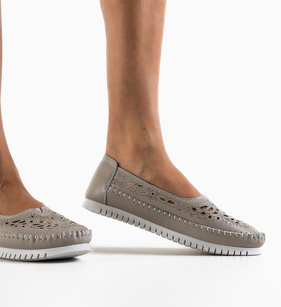Pantofi Casual Fytay Gri | Confort și Stil Zilnic - imagine 2