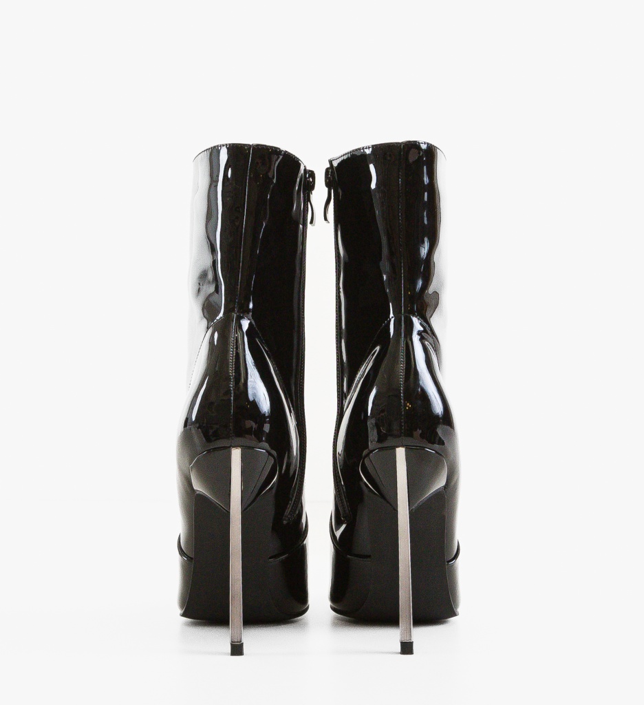 Botine Beinar Negre - Eleganță și Stil Urban - imagine 3