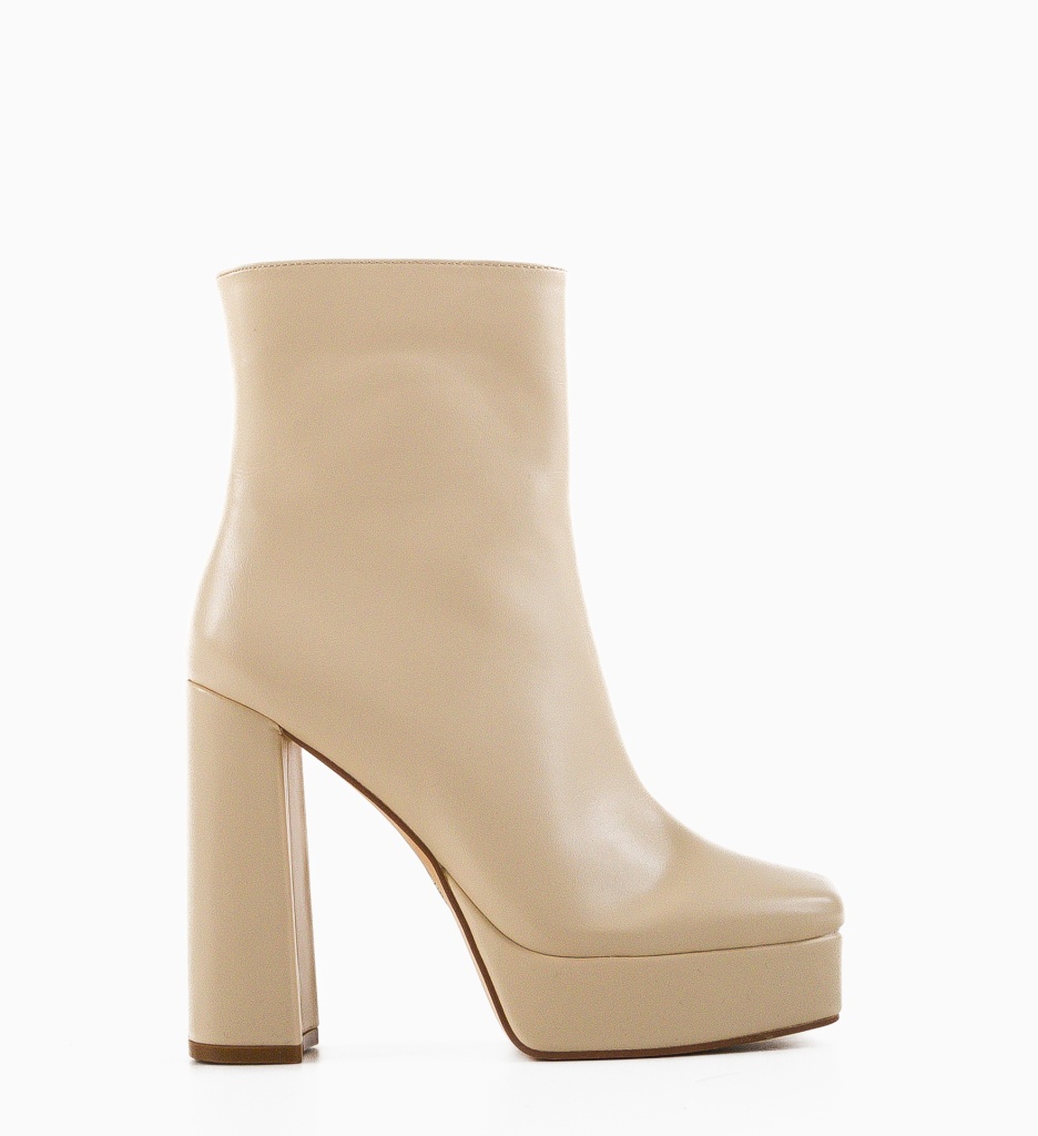 Botine Dama Ailbe Bej - Eleganță și Confort - imagine 5