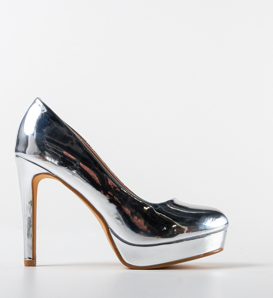 Pantofi Diko Arginti - Eleganță și Stil - imagine 5