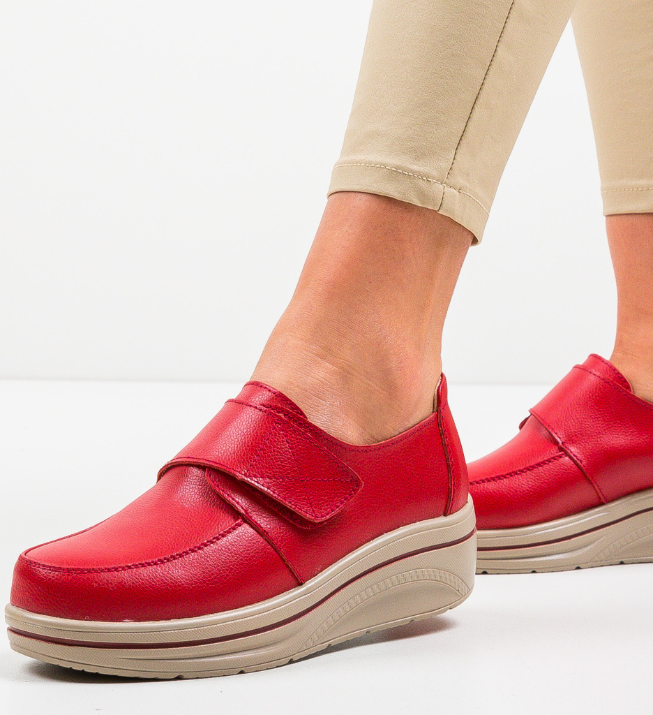 Pantofi Sport Hausberg Rosii - Confort și Stil - imagine 2