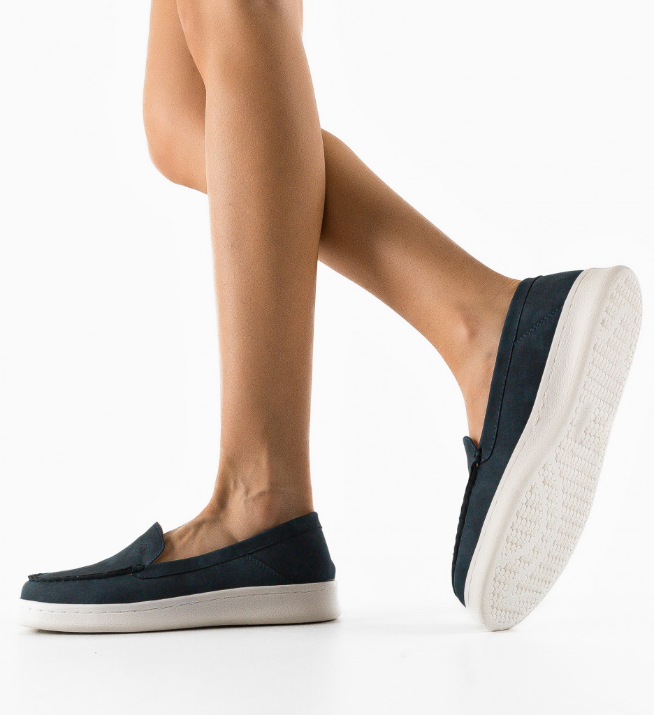 Pantofi Casual Benn Bleumarin | Confort & Stil - imagine 2