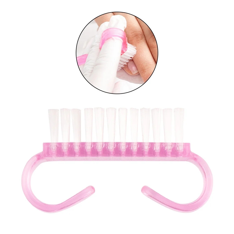 Perie praf unghii Marquise BR001 Picadili, alba - imagine 3
