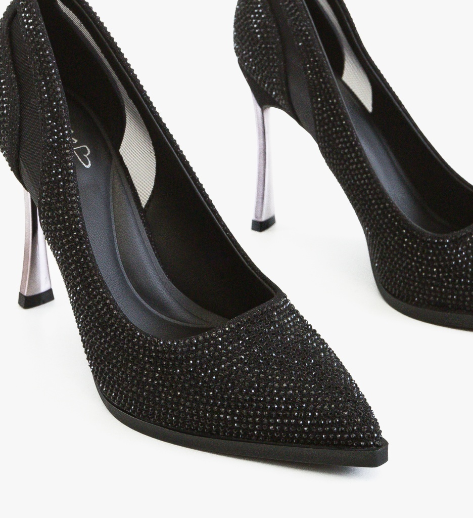 Pantofi dama Bomb Negri Eleganți - imagine 4