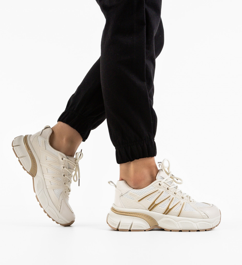 Sneakers Dama Vyvozkam Bej | Confort & Stil