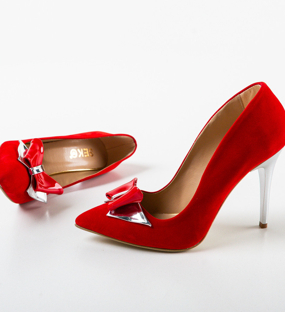 Pantofi Palas Rosii | Eleganță și Stil Feminin - imagine 6