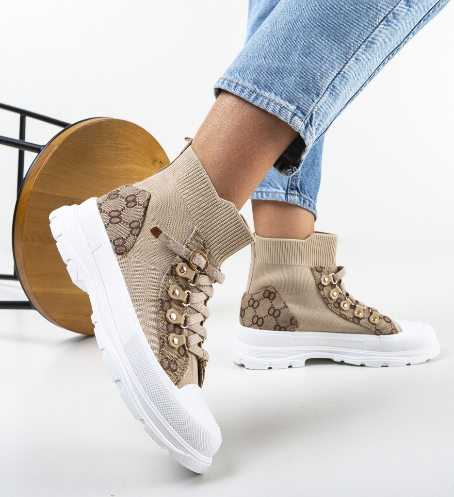 Pantofi Sport Acevedo Khaki | Confort și Stil - imagine 3