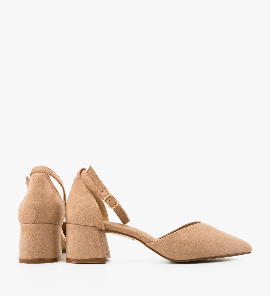 Pantofi cu Toc Neyny Bej - Eleganță - imagine 6