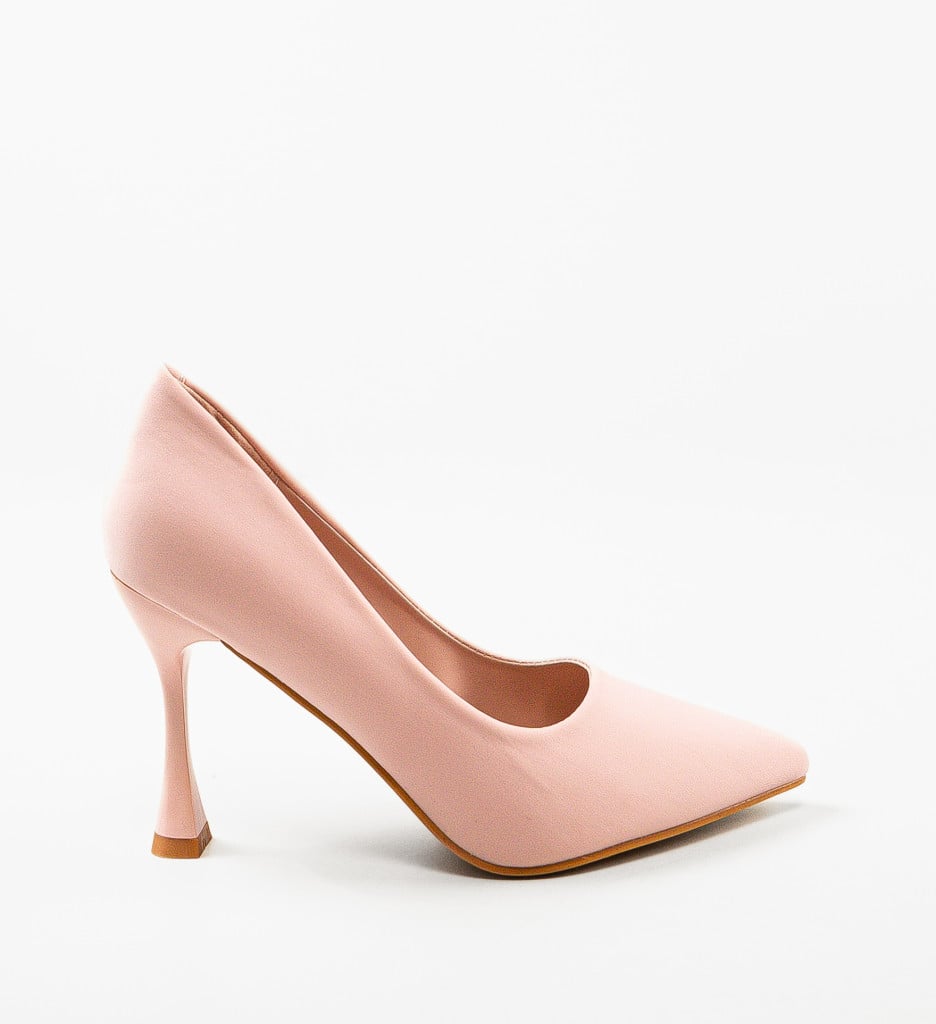 Pantofi Kikora Roz cu Toc - Eleganță și Stil - imagine 4