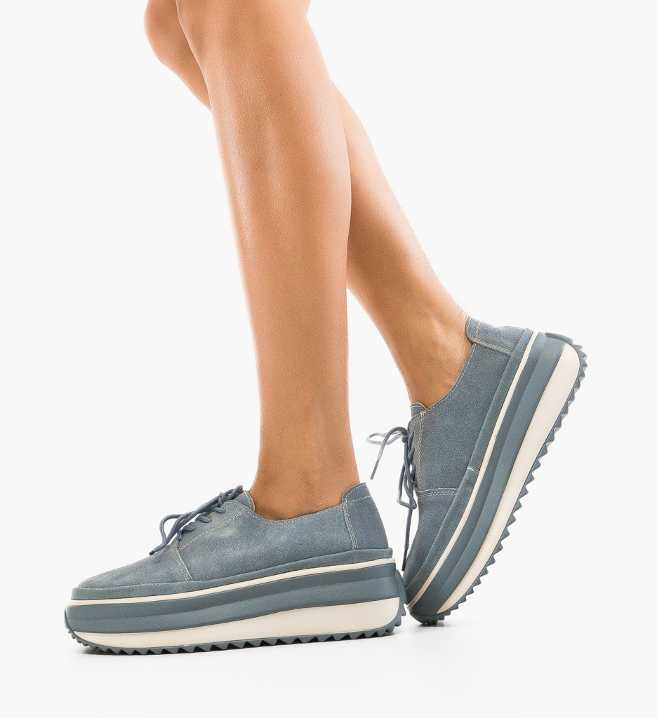 Pantofi Casual Albastri Reprale - Confort Zilnic - imagine 6