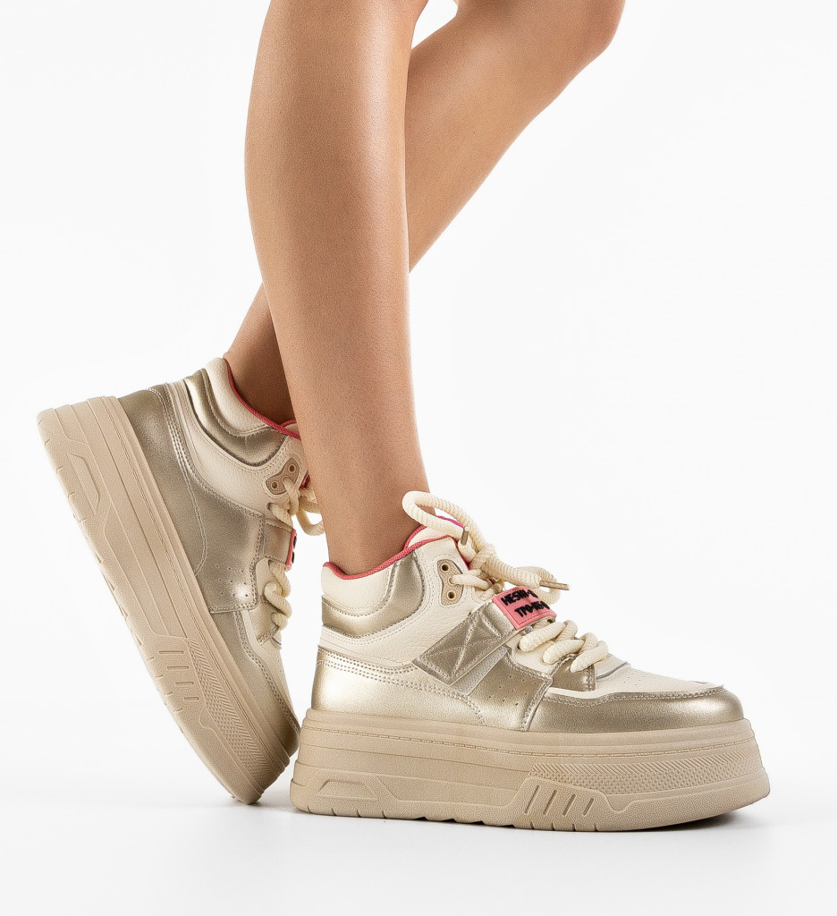 Pantofi Casual Dama Minga Bej | Confort & Stil - imagine 3