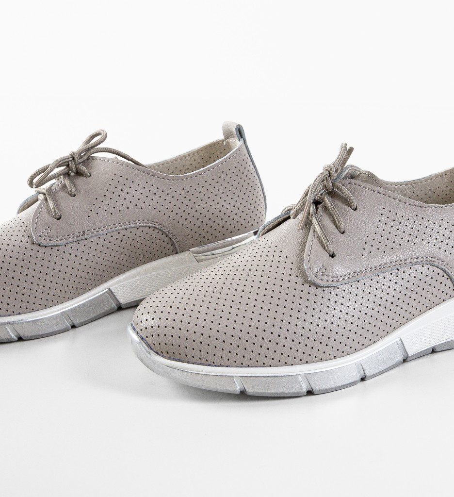 Pantofi Casual Albert Gri Confort - imagine 9