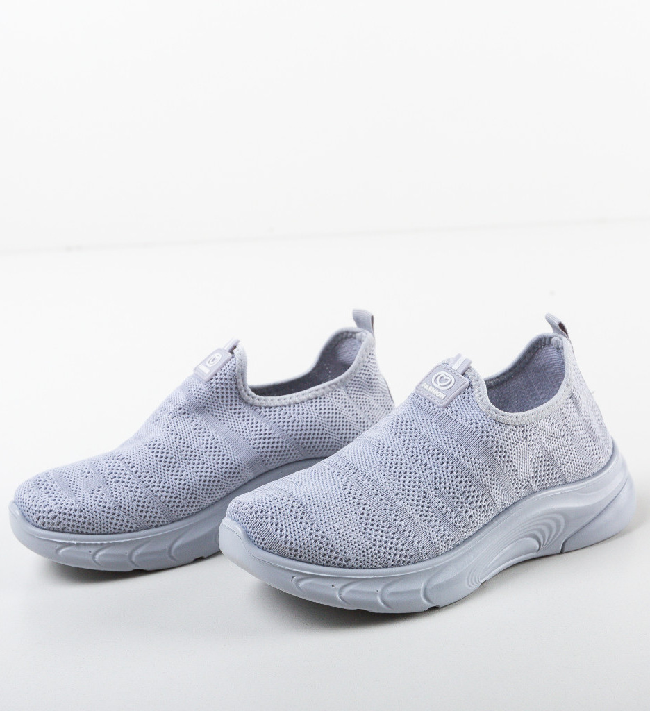 Sneakers Dama Teaha Gri - Confort si Stil - imagine 7