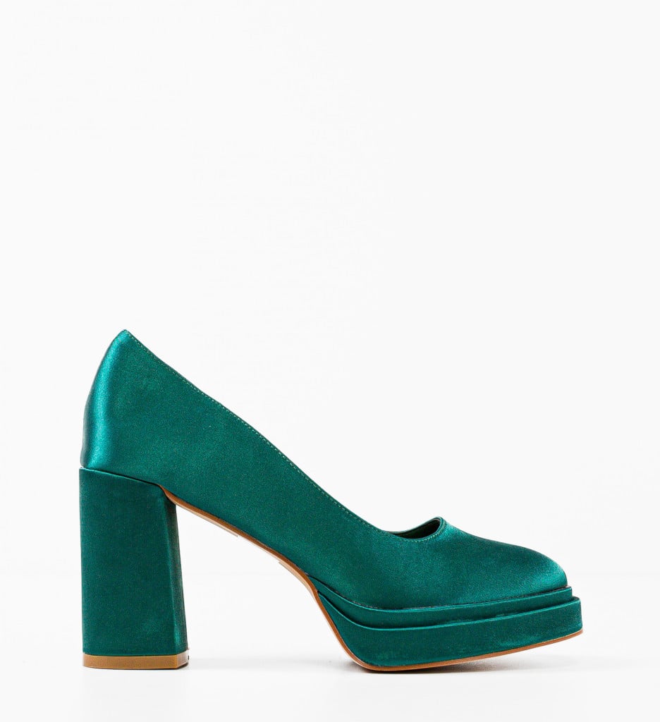 Pantofi Toc Eleganți Verde - Stil și Confort - imagine 7