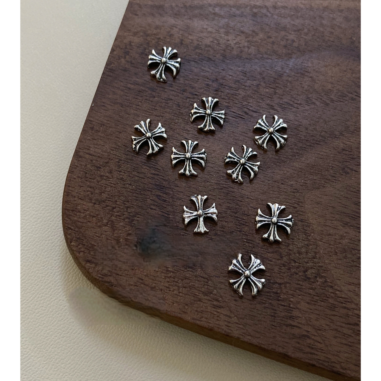 Ornament Unghii 3D Marquise Argintiu Picadili