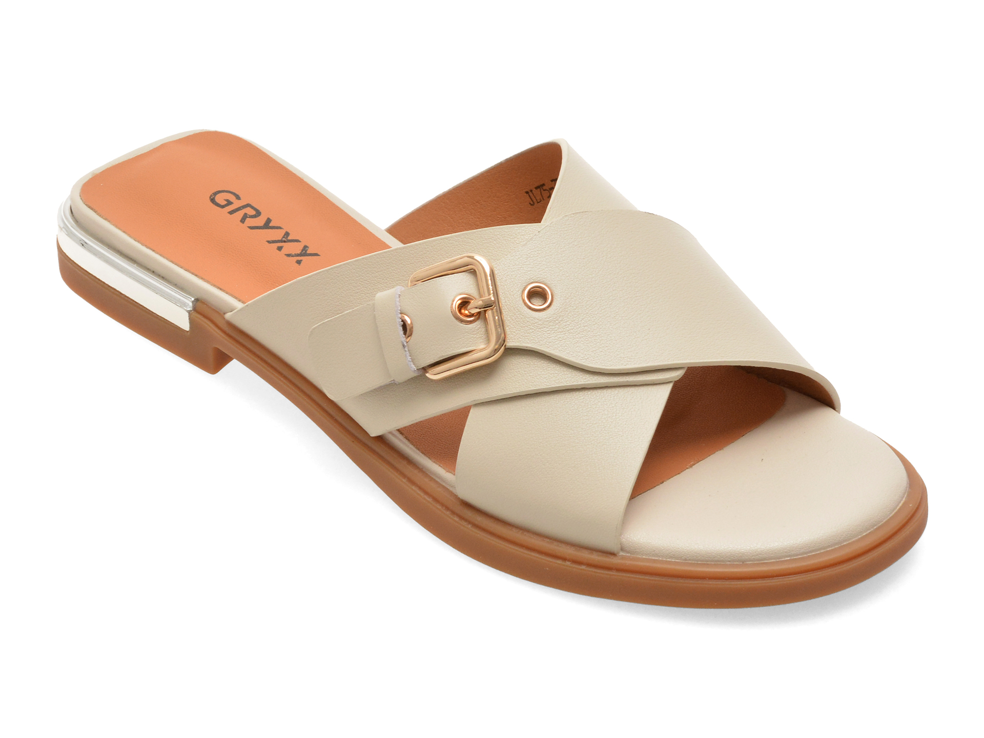 Papuci Gryxx JL75 Bej Piele Naturală Confort
