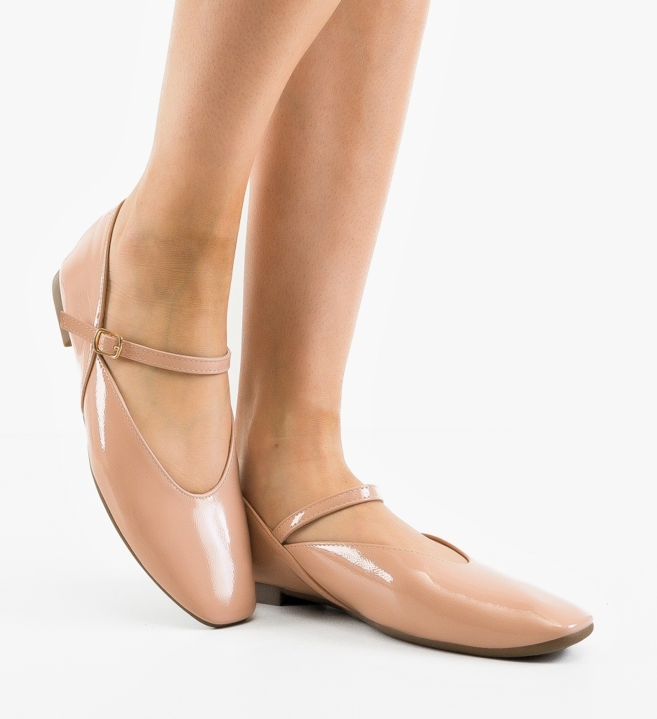 Balerini Dama Perre Nude - Confort Casual - imagine 2