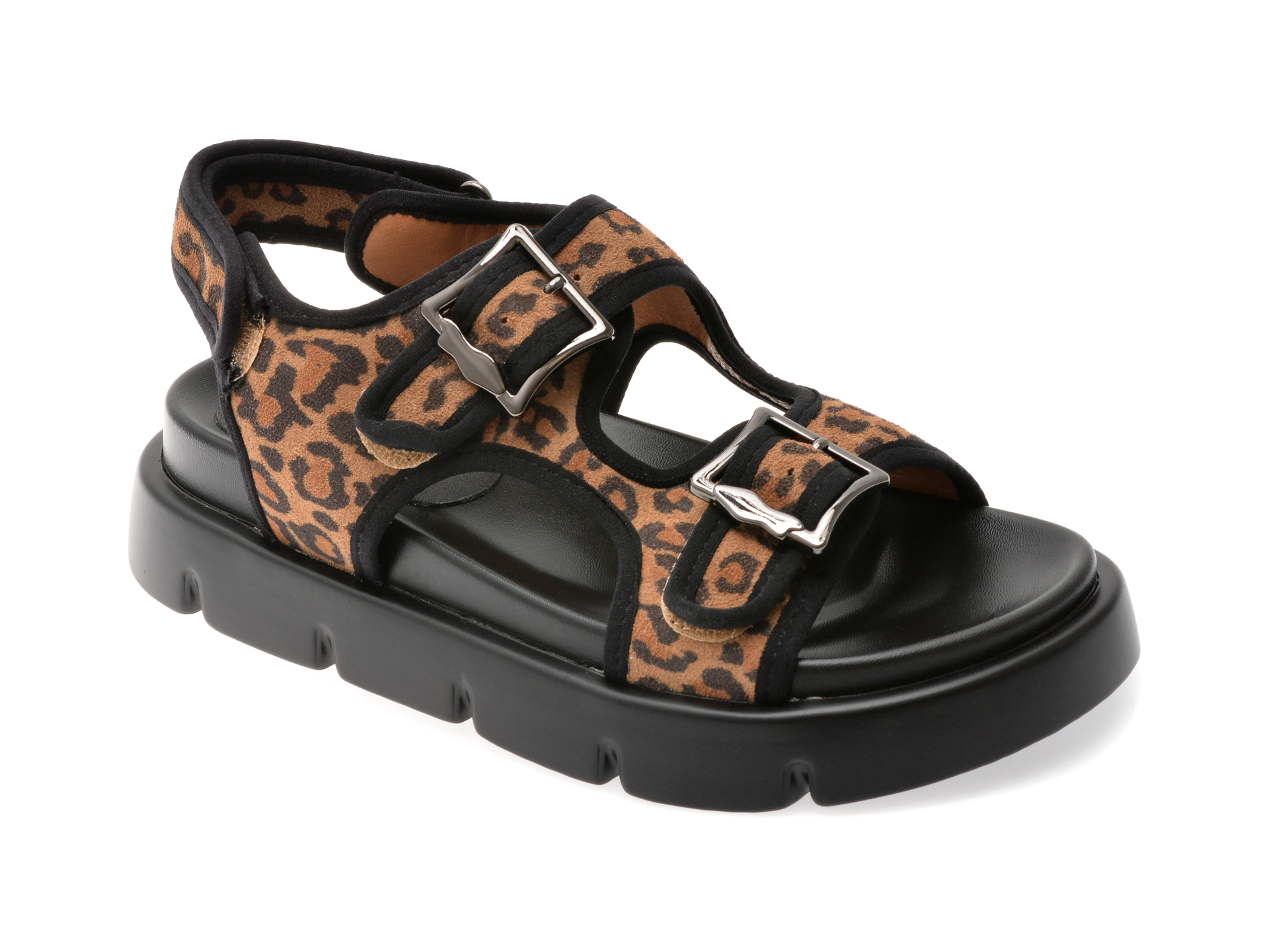 Sandale Gryxx Piele Întoarsă Maro - Confort Premium
