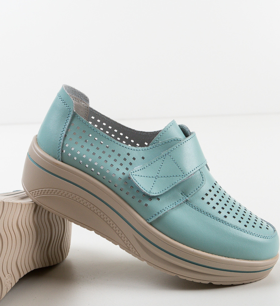 Pantofi Casual Rezolito Turcoaz | Confort & Stil - imagine 6