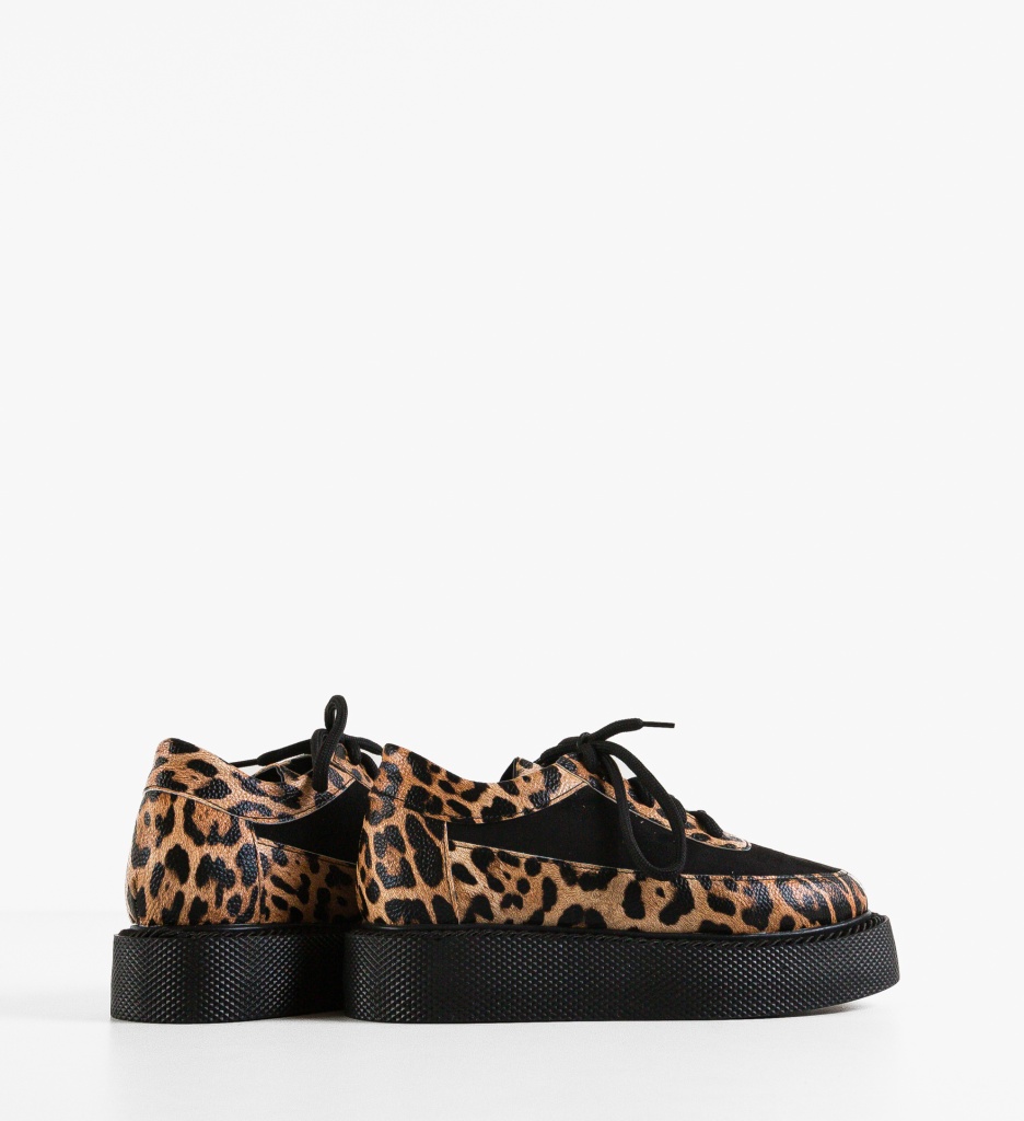 Pantofi Casual Polly Print cu Design Unic - imagine 3