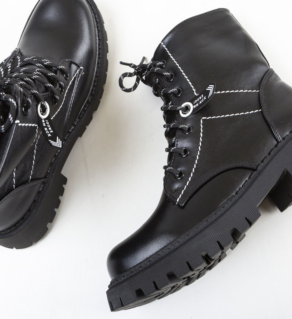 Ghete Malopir Negre Elegante - Confort și Stil - imagine 6