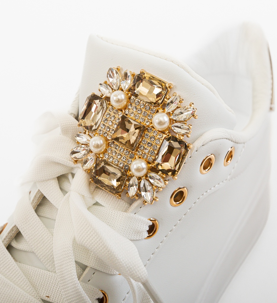 Sneakers Dama Tibby Aurii - Eleganță și Confort - imagine 6