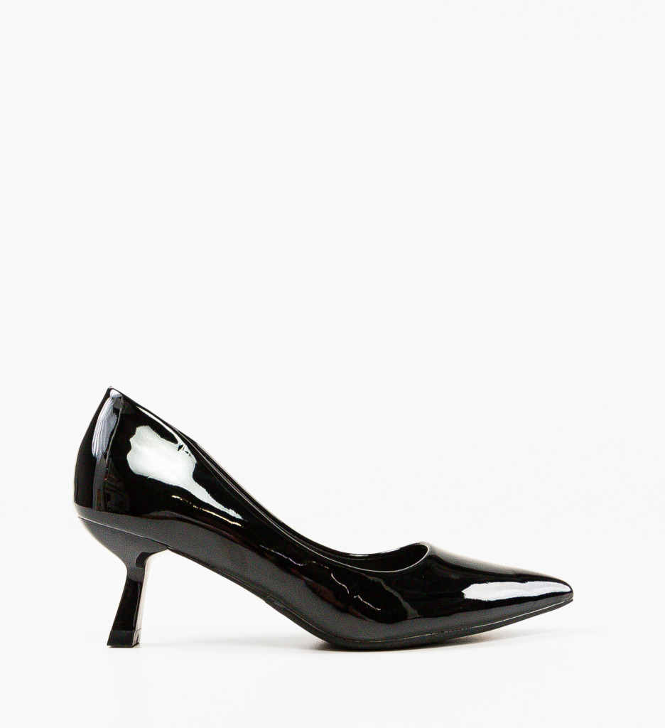 Pantofi Dama Lenn Negri cu Toc Eleganți - imagine 5
