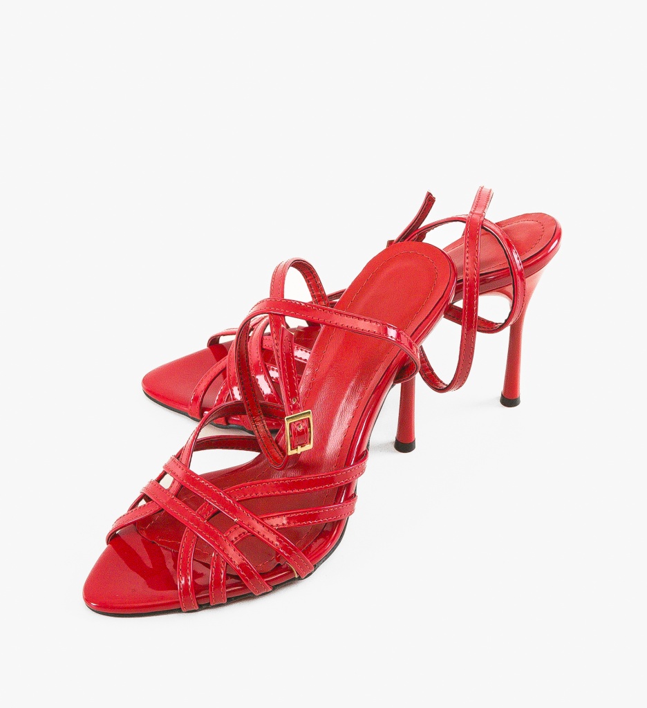 Sandale cu Toc Mynny Rosii - Eleganță Asigurată - imagine 5
