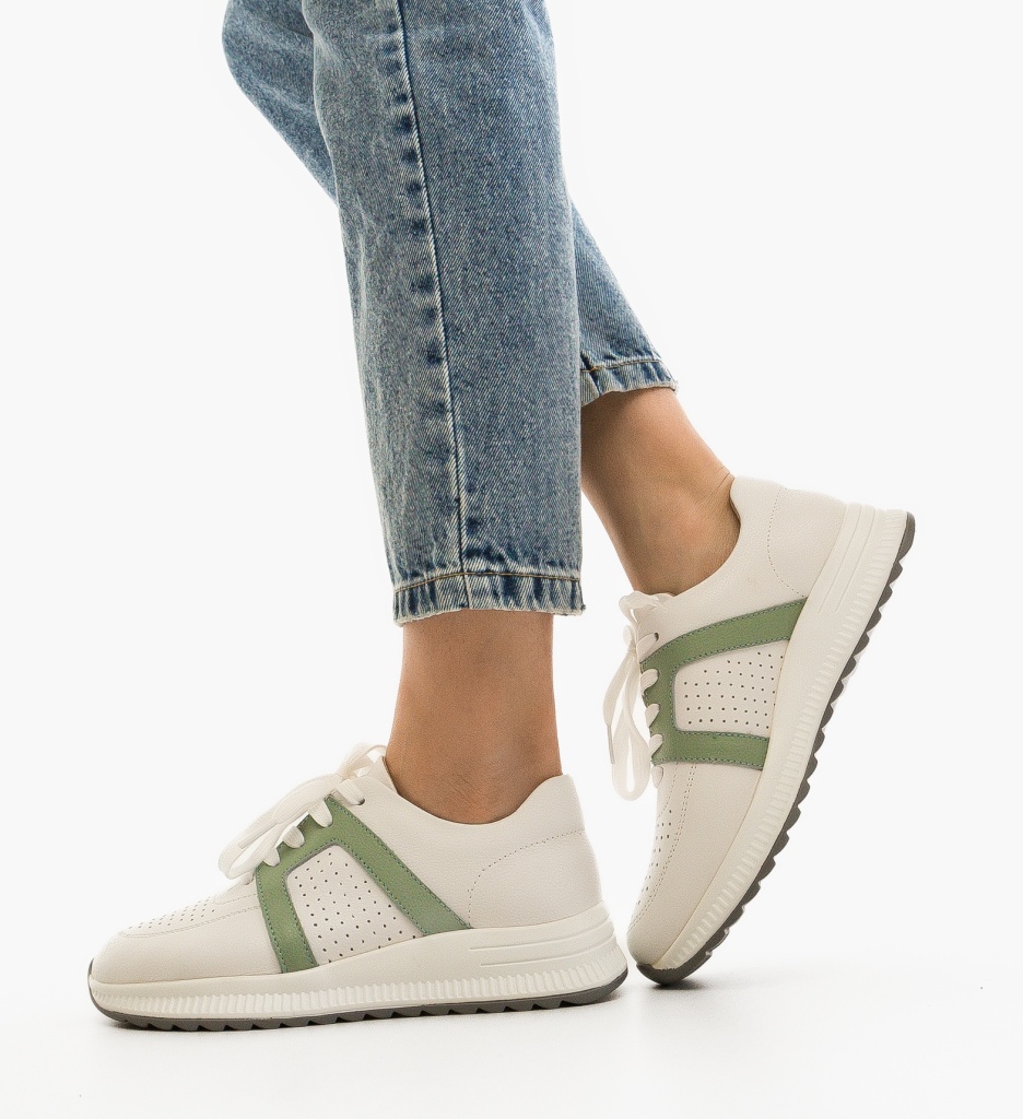 Sneakers Dama Melymi Verzi | Confort & Stil - imagine 2