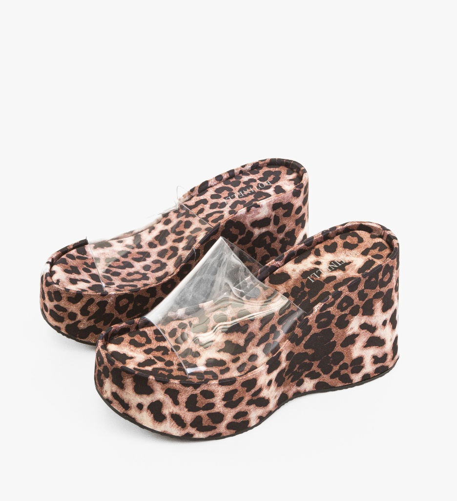 Platforme Dama Yuzic Animal Print - Eleganță - imagine 5