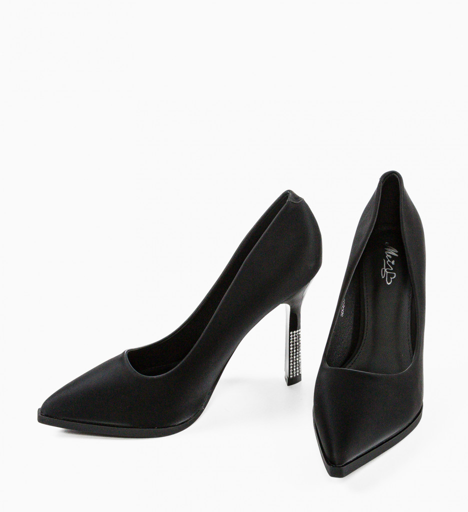 Pantofi cu Toc Sadeas Negri - Eleganță Pură - imagine 5