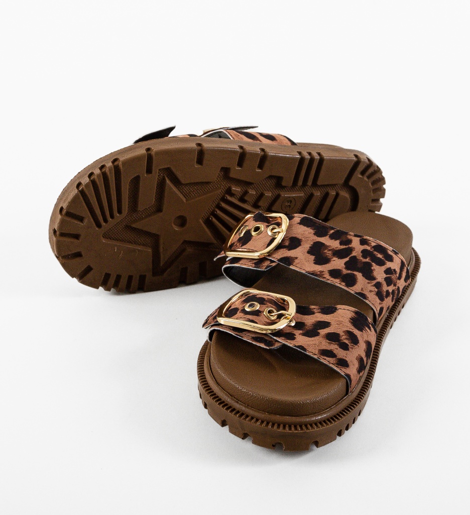 Papuci Dama Panpro Print 2 - Confort și Stil - imagine 4