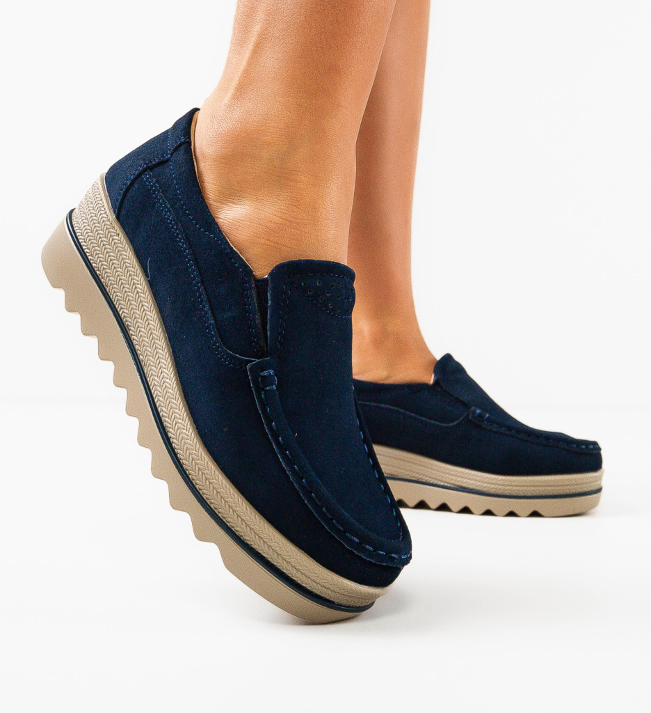 Pantofi Casual Smirno Bleumarin - Confort & Stil