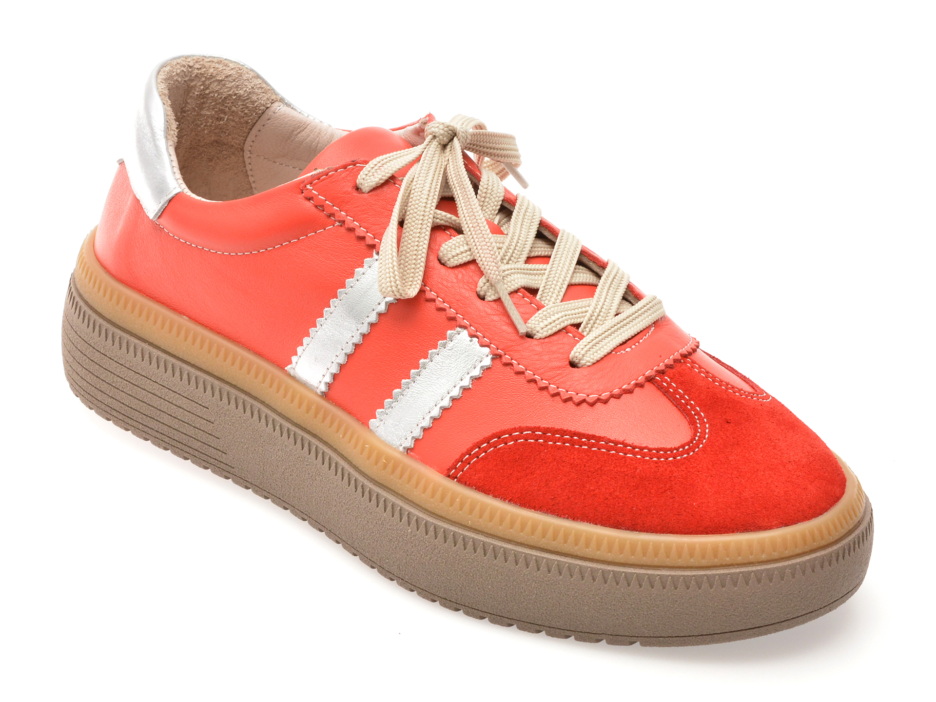 Pantofi Sport GRYXX Rosii din Piele Naturala