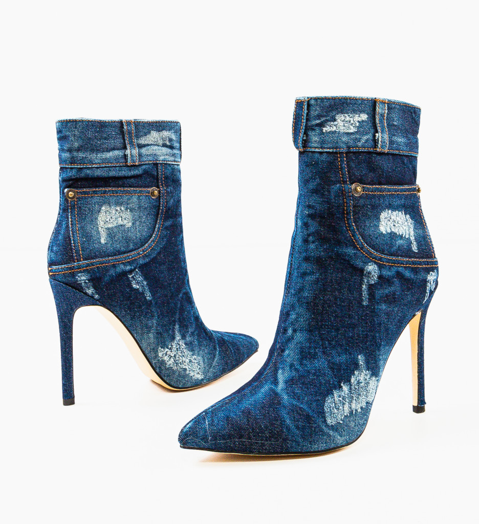 Botine Byron Albastre - Eleganță și Confort - imagine 6