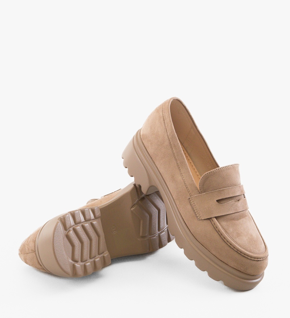 Pantofi Casual Dama Nowe Bej 2 - Confort și Stil - imagine 2