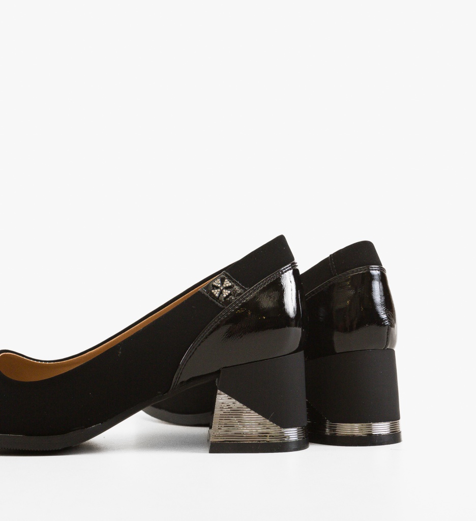 Pantofi cu Toc Esthe Negri - Eleganță Maxima - imagine 5