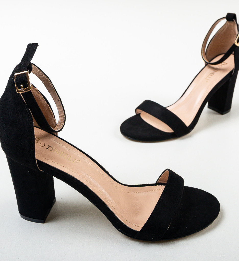 Sandale Lexi Negre | Eleganță și Stil - imagine 7