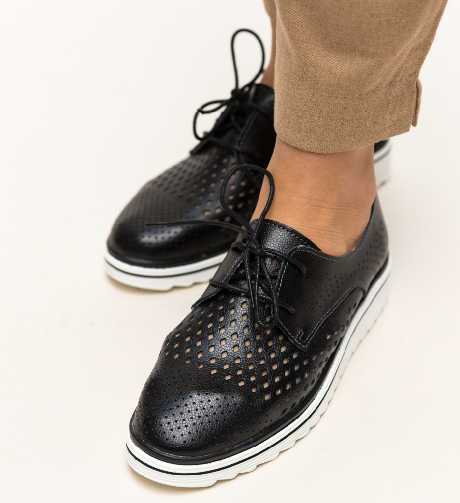 Pantofi Casual Negri - Confort și Stil Zilnic - imagine 2