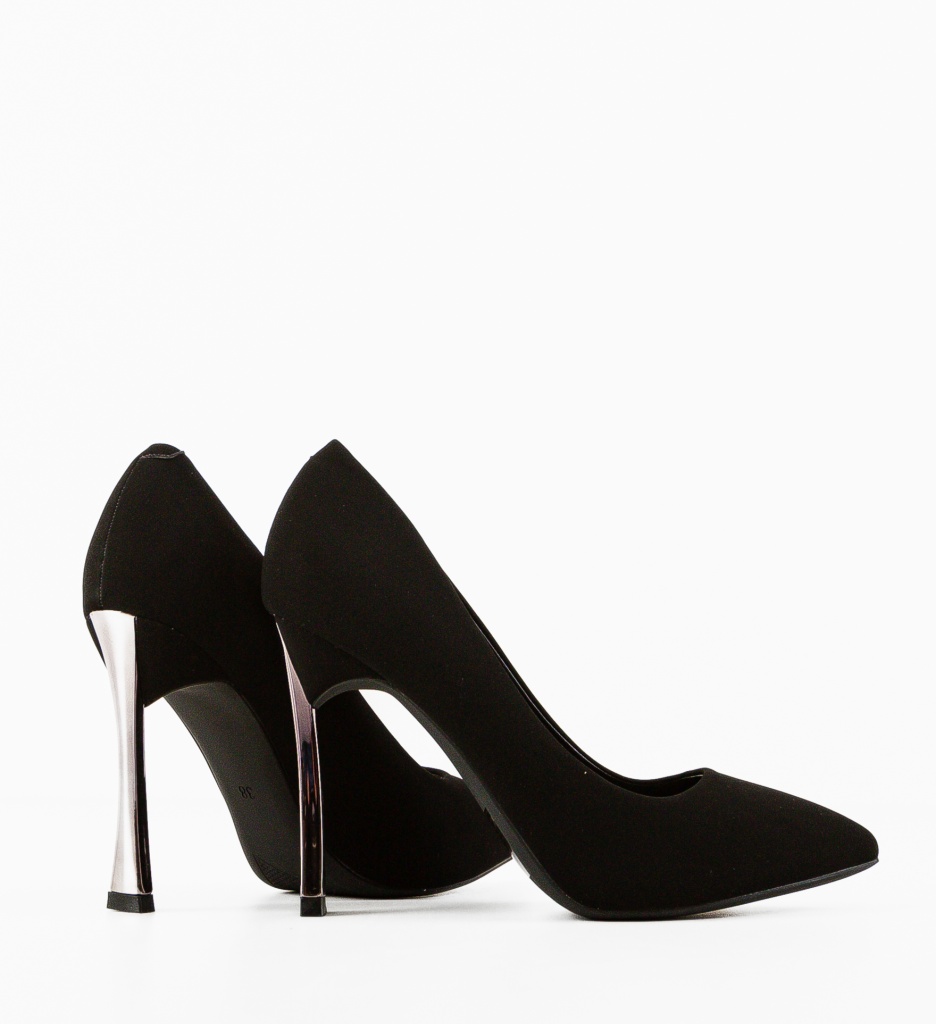 Pantofi cu Toc Neba Negri - Eleganță și Stil - imagine 4
