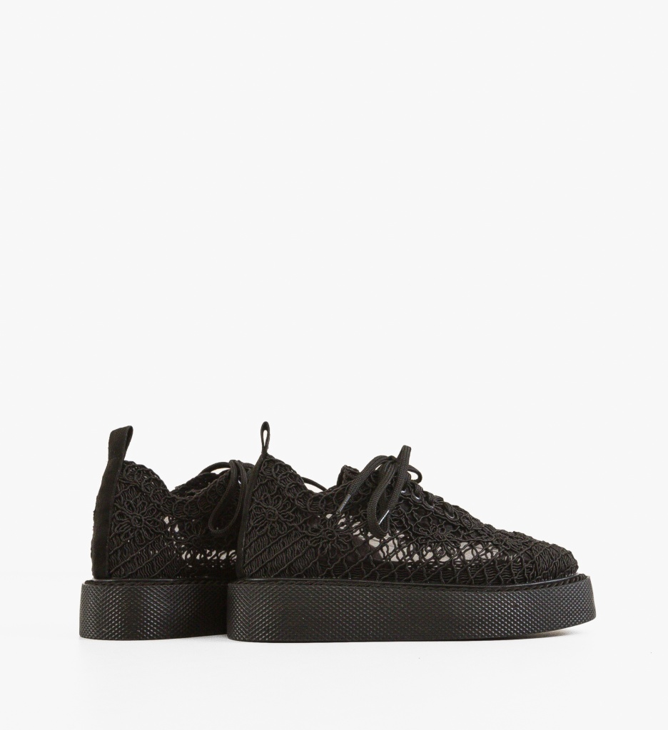 Pantofi Casual Ystory Negri - Confort & Stil - imagine 3