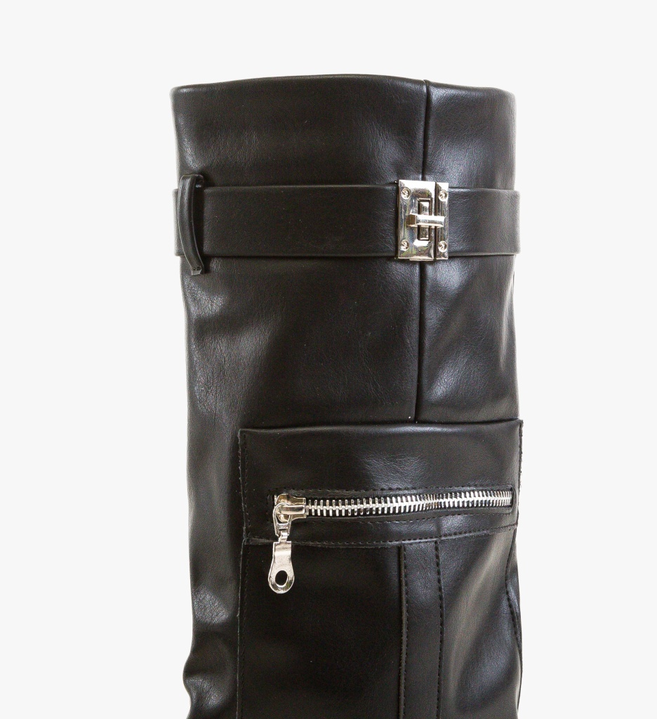 Cizme Elegante Ekka Negre | Depurtat - imagine 4