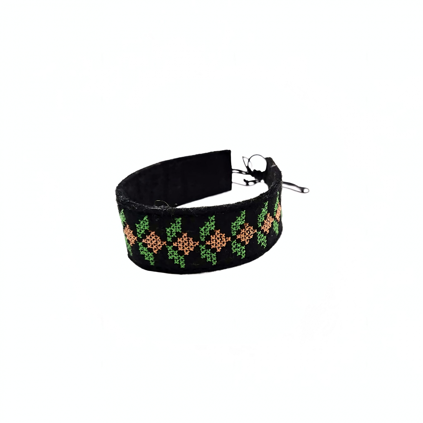 Bratara din fetru broderie traditionala model etno   spic