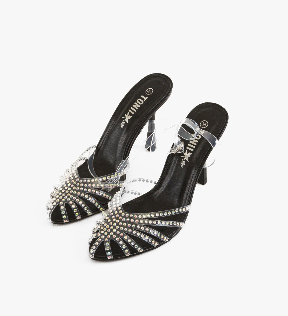Pantofi cu Toc Myndre Negri - Eleganță și Stil - imagine 4